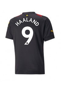Fotbalové Dres Manchester City Erling Haaland #9 Venkovní Oblečení 2022-23 Krátký Rukáv